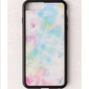 iPhone 8 Plus 7 plus 8+ 7+ wildflower tie dye phone case